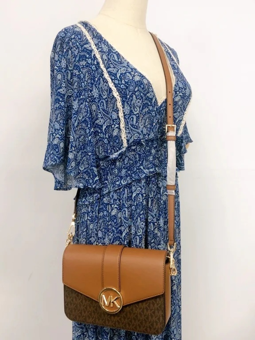 Michael Kors Brown Carmen Crossbody Bag- BRAND NEW/UNUSED
